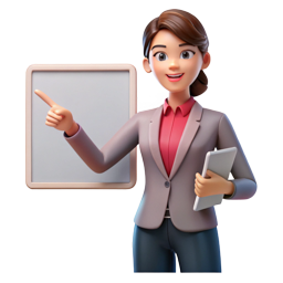 vecteezy beautiful rustic businesswoman pointing at digital screen 57897167